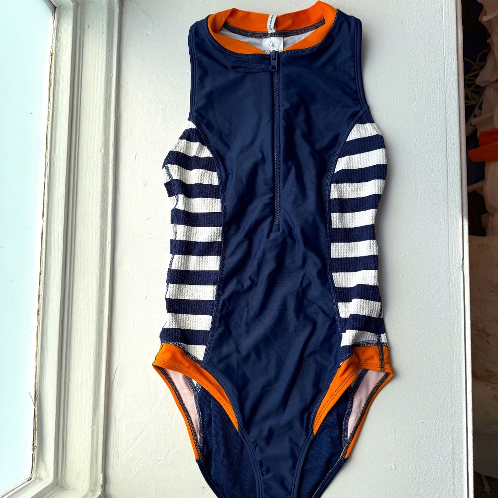 NWT Body Glove Maritime Edith Zip-up Swimsuit